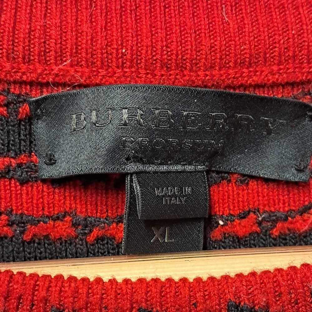 Burberry Prorsum Wool/Silk Blend Crew Neck Sweater Size XL - Picture 3 of 4
